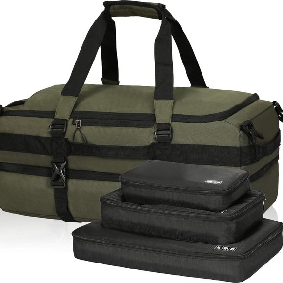 Travel Max / Hynes Eagle Other - 38L Travel Max Duffel Bag 20" Carry On Backpack-Duffel Hybrid Bag (Army …